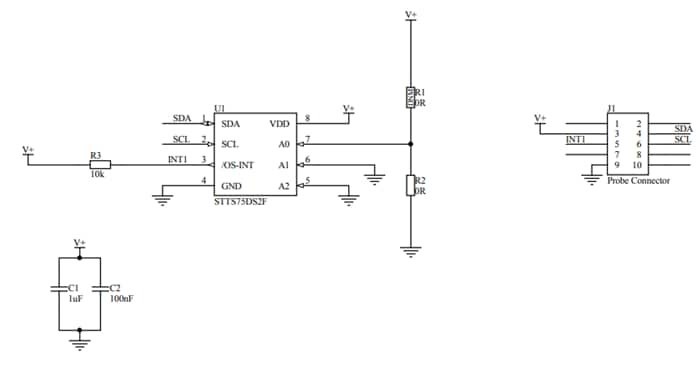 Schematic - STMicroelectronics STEVAL-MKI201V1K Evaluation Kit